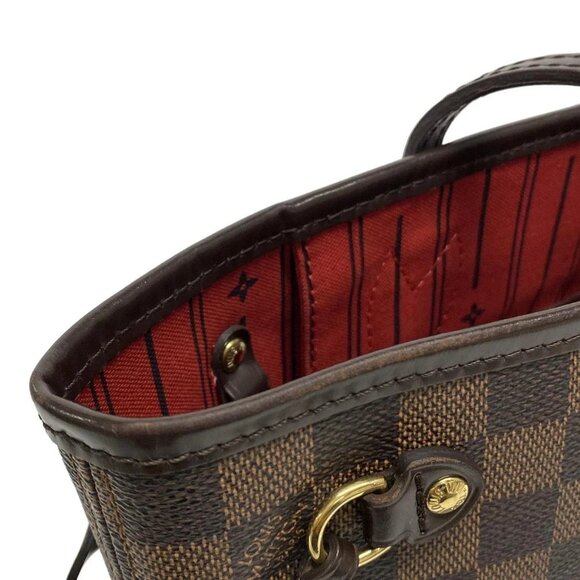 Auth LOUIS VUITTON Neverfull PM N51109 Ebene Damier - AR4162 Tote Bag - Picture 14 of 16